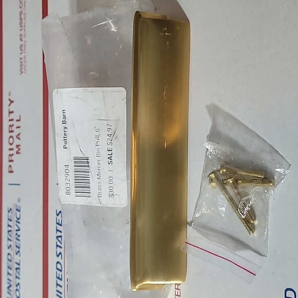 Pottery Barn Other Pottery Barn Brass Sussex Bin Pulls Poshmark